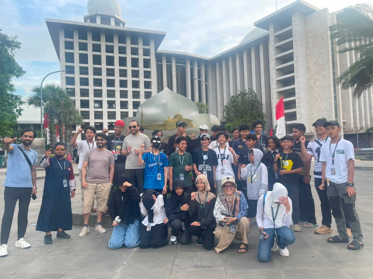 Group photo in Jakarta, Indonesia